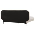 Világosbézs franciaágy méretek: magasság: 98 cm szélesség: 208 cm hossz: 212 cm lábak magassága: 15 cm fejtámla: 208 x 60 cm fekvőfelület: 160 x 200 cm matrac besüllyedési mélysége az ágykeretbe: 3 cm