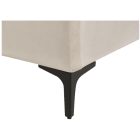 Világosbézs franciaágy méretek: magasság: 98 cm szélesség: 208 cm hossz: 212 cm lábak magassága: 15 cm fejtámla: 208 x 60 cm fekvőfelület: 160 x 200 cm matrac besüllyedési mélysége az ágykeretbe: 3 cm