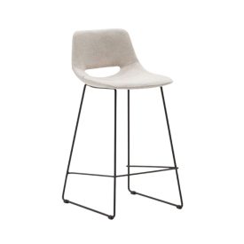 Alacsony (65cm) bézs modern bárszék