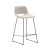 Alacsony (65cm) bézs modern bárszék