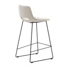 Alacsony (65cm) bézs modern bárszék
