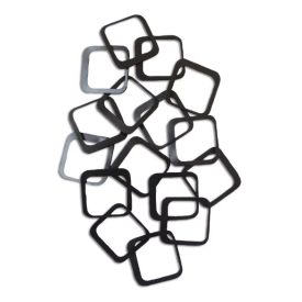 fém fali dekor.  méret: 64×96,5×4 cm