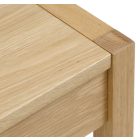 Fiókos tölgyfurnér íróasztal Szélesség: 60 cm, Hosszúság: 110 cm, Magasság: 75 cm