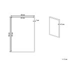 Ez a téglalap alakú falikép a természet és a növények kreatív egyvelege. A vászonon található kiváló minőségű sötétzöld nyomtatott minta remekül fog kinézni egy hagyományos hálószobában, valamint akár