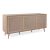 Rattan hatású tölgy színű széles komód nagyobb terekbe. Méretei: Magasság:708 mm Szélesség:1501 mm Mélység:400 mm