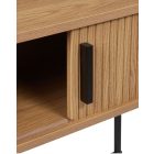 Világos fenyő konzolasztal vas lábakkal Magasság: 70 cm Szélesség: 80 cm Mélység: 30 cm Lábak magassága: 50 cm