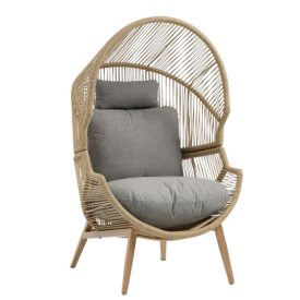 Natúr kerti fotel Szélesség: 85 cm, Magasság: 143 cm, Mélység: 88 cm