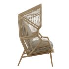 Natúr kerti fotel Szélesség: 85 cm, Magasság: 143 cm, Mélység: 88 cm