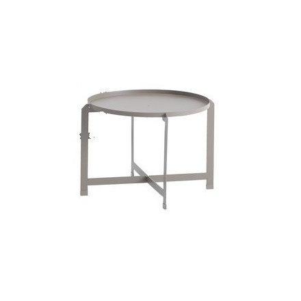Kerti acél kávézó kisasztal. Mérete: ÁTM50 x MA40 cm Három színben elérhető: fehér, fekete, taupe!