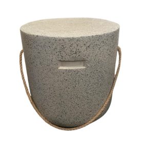 Kültéri kő lerakóasztal 40 cm magas, átmérője 37 cm 12 kg