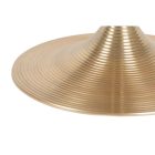 Stílusos kerek arany színű lerakóasztal.