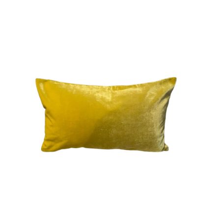 Aranysárga díszpárna, téglalap alakú mérete: 30*50 cm