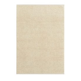 Nagy, buborékos felületű, világosbézs, a lábnak puha, kényelmes érzetet kölcsönző, texturált gyapjú-pamutszövet szőnyeg. Mérete: 200x300 cm